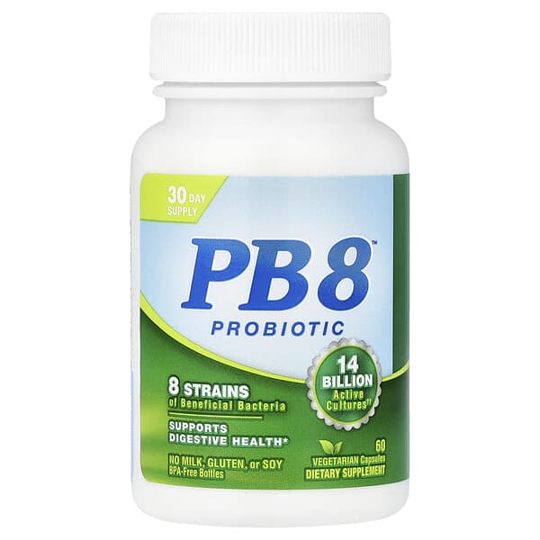Nutrition Now, PB 8™ Probiotic, 60 Vegetarian Capsules
