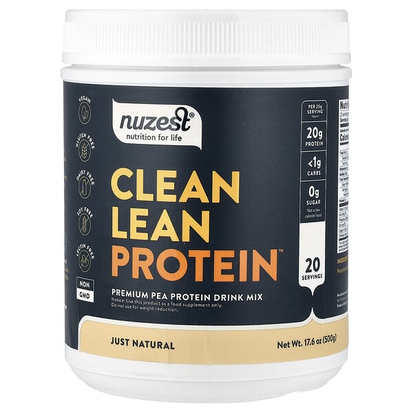 Nuzest, Clean Lean Protein™, Just Natural, 17.6 oz (500 g)