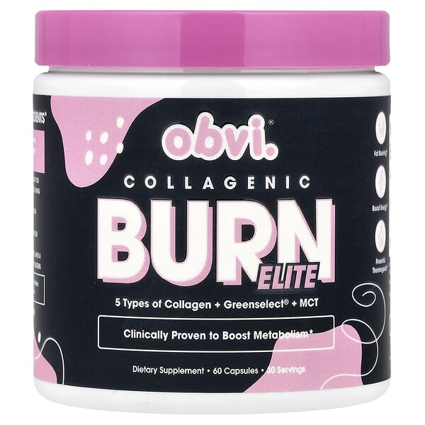 Obvi, Collagenic Burn Elite, 60 Capsules