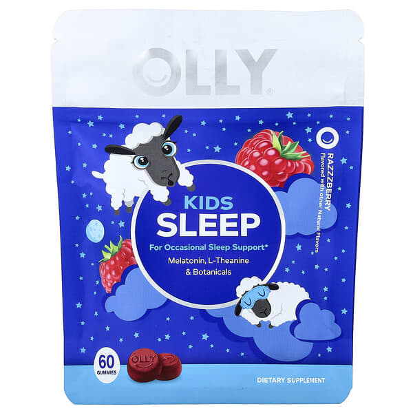 OLLY, Kids Sleep Gummies, Razzzberry, 60 Gummies