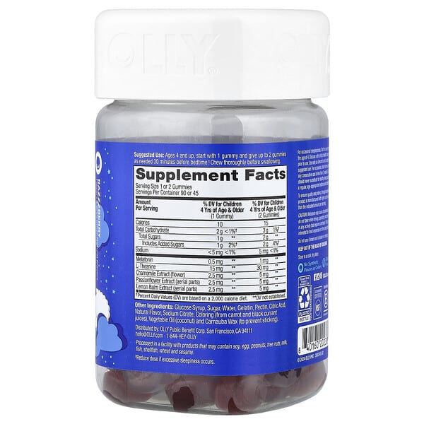 Alternative view of OLLY, Kids Sleep Gummies, Razzzberry, 90 Gummies