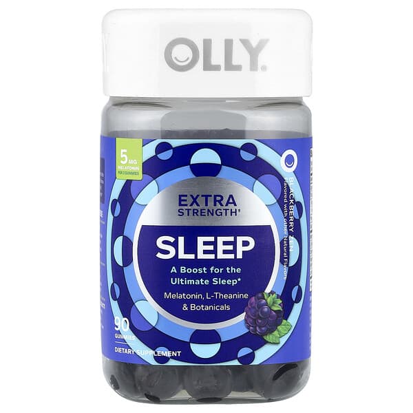 OLLY, Sleep Gummies, Blackberry Zen, 90 Gummies