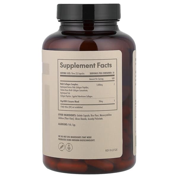 Alternative view of Olympian Labs, Collagen Complex, Type I, II, III, V, X, 90 Capsules