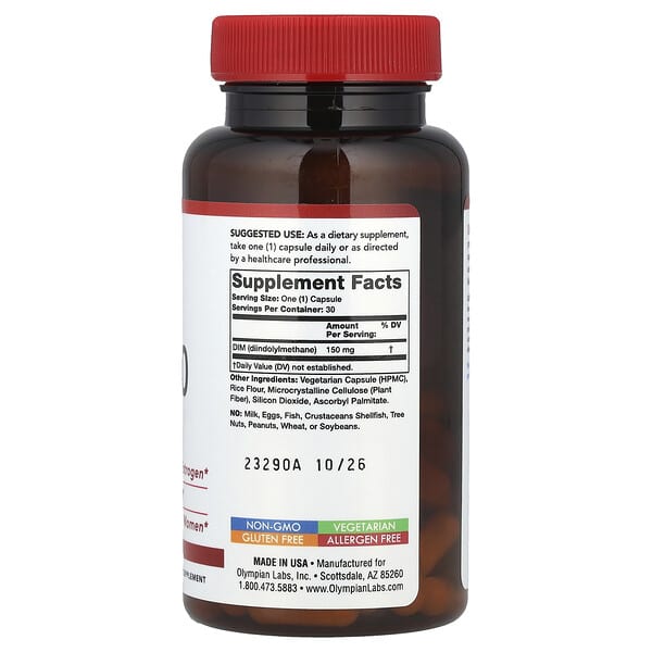 Alternative view of Olympian Labs, DIM-150, 30 Capsules (150 mg per Capsule)