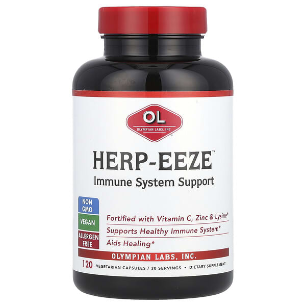 Olympian Labs, Herp-Eeze™, 120 Vegetarian Capsules