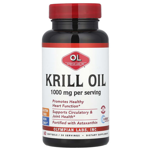 Olympian Labs, Krill Oil, 60 Softgels