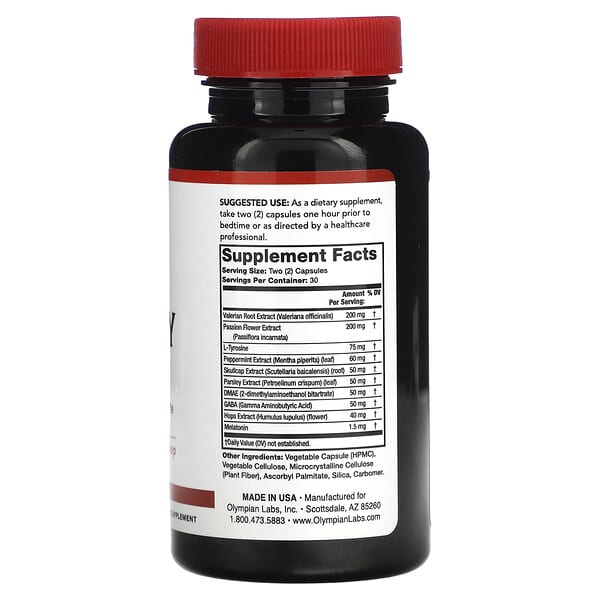 Alternative view of Olympian Labs, Rest Easy, 60 Vegetarian Capsules