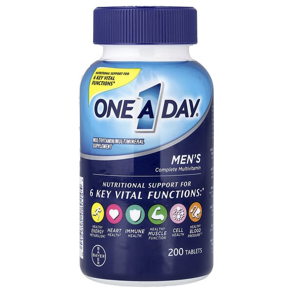 One-A-Day, Men's Complete Multivitamin, 200 Tablets