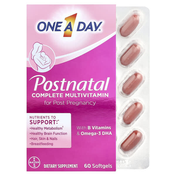 One-A-Day, Postnatal Complete Multivitamin , 60 Softgels