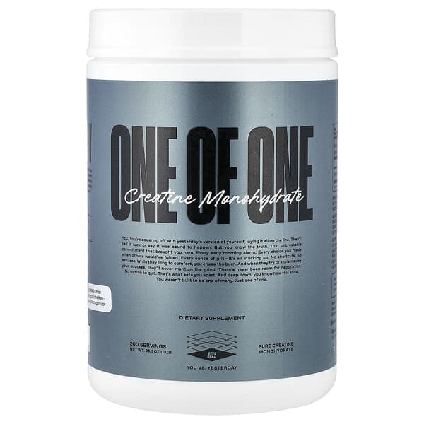 ONE OF ONE, Creatine Monohydrate, 35.3 oz (1 kg)