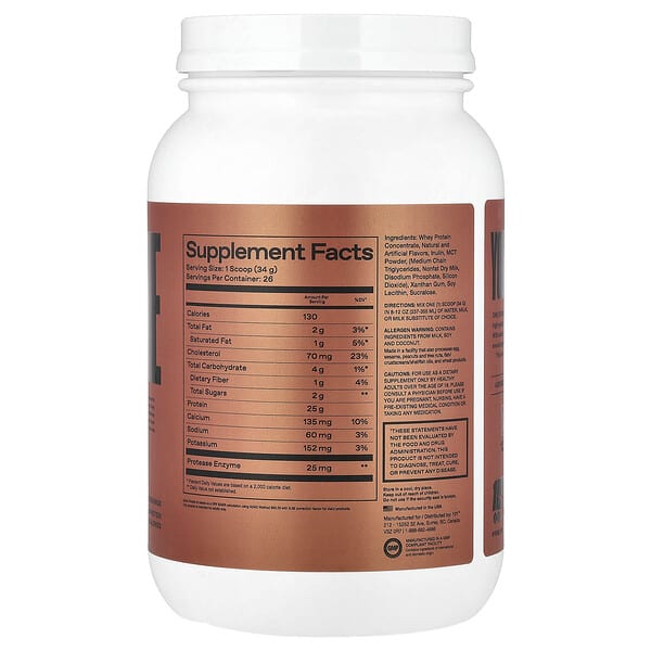 Alternative view of ONE OF ONE, Whey Protein, Classic Vanilla, 2 lb (908 g)