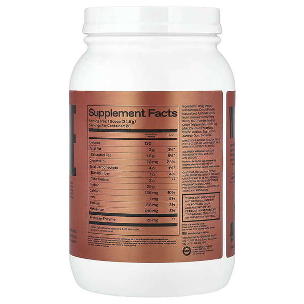 Alternative view of ONE OF ONE, Whey Protein, Milk Chocolate, 2 lb (908 g)