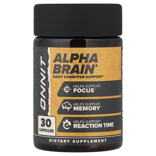 Onnit, Alpha BRAIN®, 30 Capsules