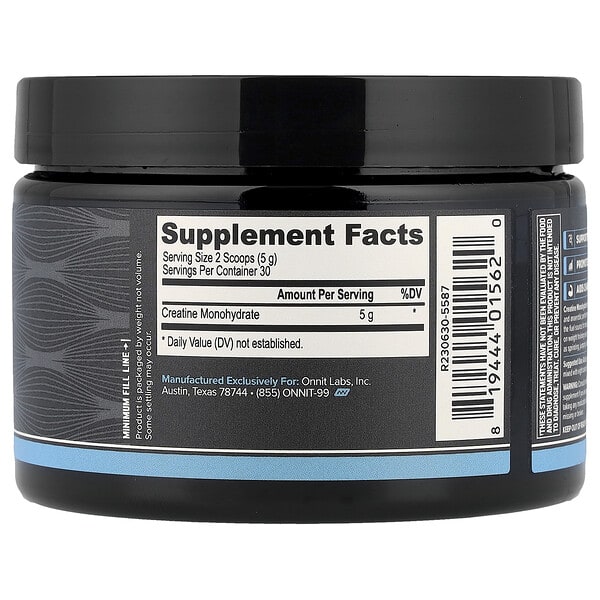 Alternative view of Onnit, Creatine Monohydrate, 5.29 oz (150 g)