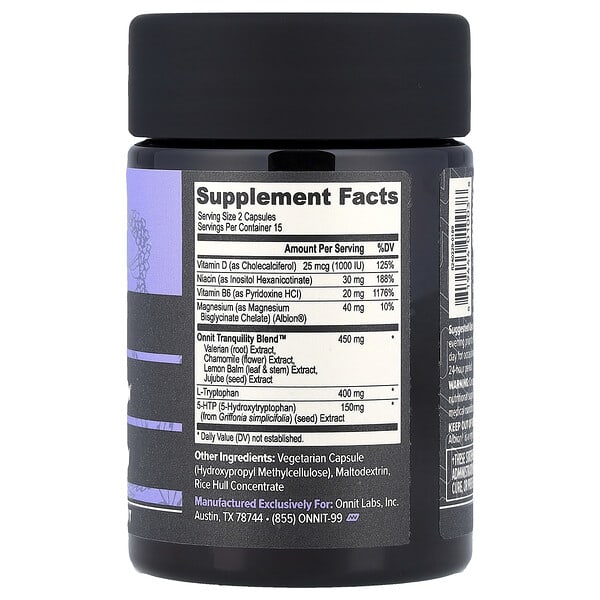 Alternative view of Onnit, New Mood®, 30 Capsules