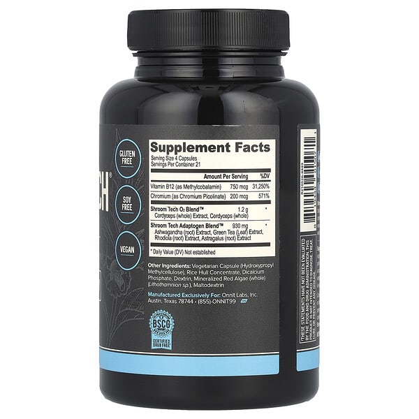 Alternative view of Onnit, Shroom Tech® Sport, 84 Capsules
