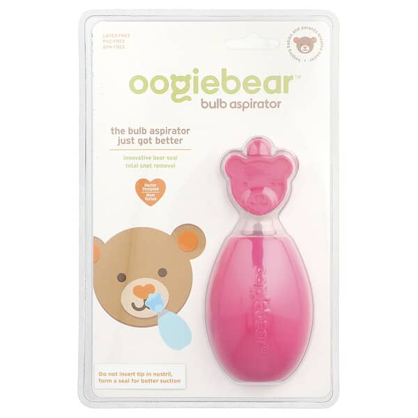 oogiebear, Bulb Aspirator, Pink, 1 Aspirator