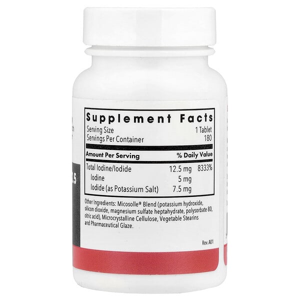 Alternative view of Optimox, Iodoral® IOD 12.5, 12.5 mg, 180 Scored Tablets