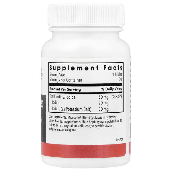 Alternative view of Optimox, Iodoral® IOD 50, 50 mg, 30 Scored Tablets