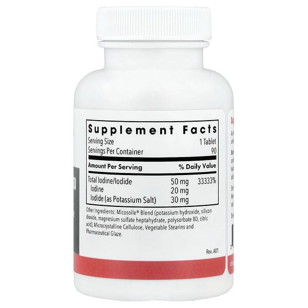 Alternative view of Optimox, Iodoral® IOD 50, 50 mg, 90 Scored Tablets
