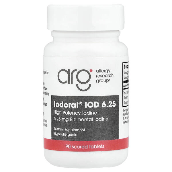 Optimox, Iodoral® IOD 6.25, 90 Scored Tablets