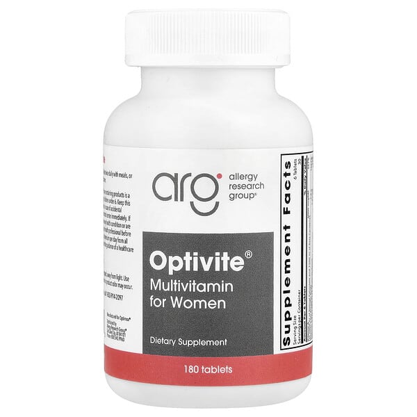 Optimox, Optivite® Multivitamin for Women, 180 Tablets