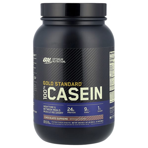 Optimum Nutrition, Gold Standard® 100% Casein, Chocolate Supreme, 1.87 lb (850 g) 4 Optimum Nutrition, Gold Standard® 100% Casein, Chocolate Supreme, 1.87 lb (850 g)