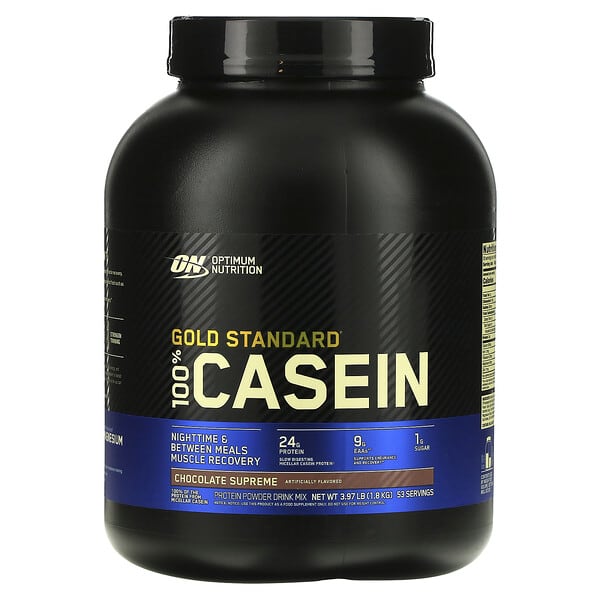 Optimum Nutrition, Gold Standard® 100% Casein, Chocolate Supreme, 3.97 lb (1.8 kg)