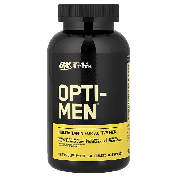 Optimum Nutrition, Opti-Men®, Multivitamin For Active Men, 240 Tablets