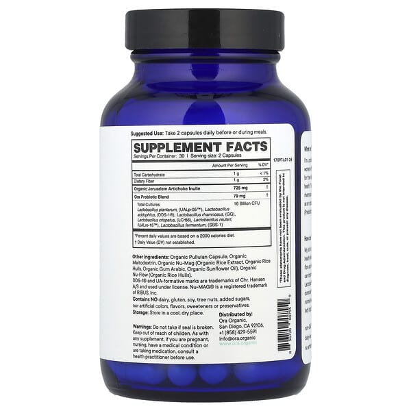 Alternative view of Ora, Lady Bugs, Women's Probiotic & Prebiotic, 60 Capsules