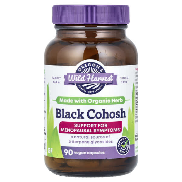 Oregon's Wild Harvest, Black Cohosh, 90 Vegan Capsules (300 mg per Capsule)