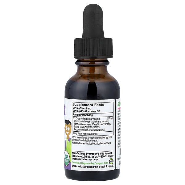 Alternative view of Oregon's Wild Harvest, Kids Tranquil Child, 1 fl oz (30 ml)
