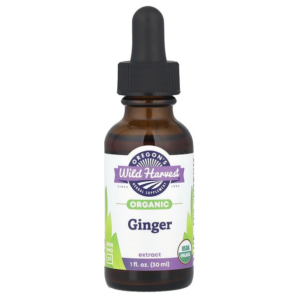 Oregon's Wild Harvest, Organic Ginger Extract, 1 fl oz (30 ml)