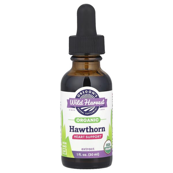 Oregon's Wild Harvest, Organic Hawthorn Extract, 1 fl oz (30 ml)