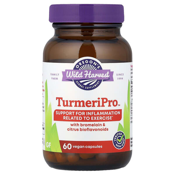 Oregon's Wild Harvest, TurmeriPro™, 60 Vegan Capsules 4 Oregon's Wild Harvest, TurmeriPro™, 60 Vegan Capsules