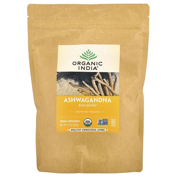 Organic India, Ashwagandha Root Powder, 16 oz (454 g)
