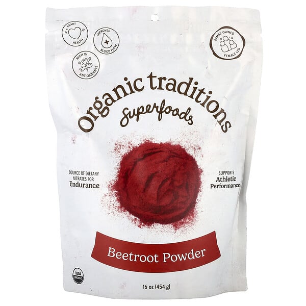 Organic Traditions, Superfoods, Beetroot Powder, 16 oz (454 g)