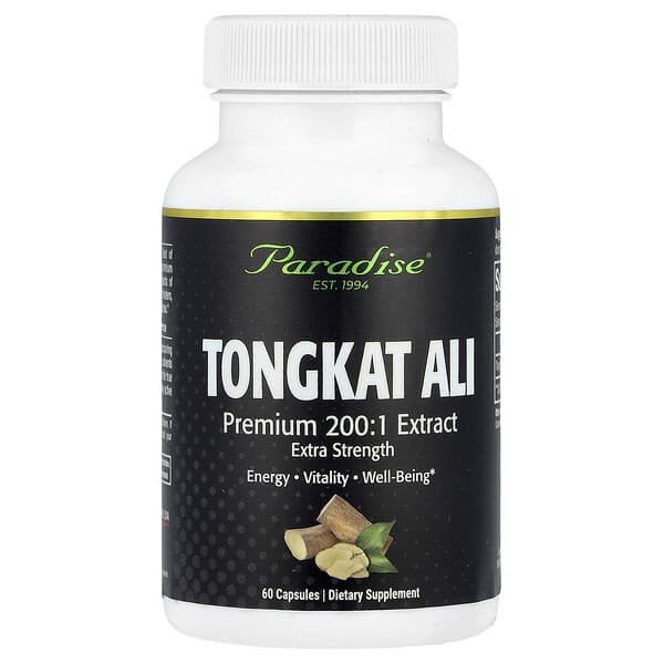 Paradise Herbs, Tongkat Ali, 60 Capsules (250 mg per Capsule)