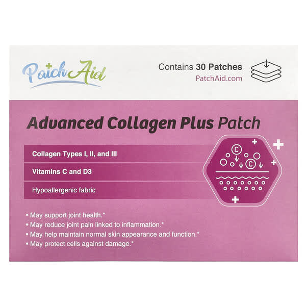 PatchAid, Advanced Collagen Plus Patch , 30 Patches