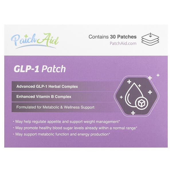 PatchAid, GLP-1 Patch, 30 Patches