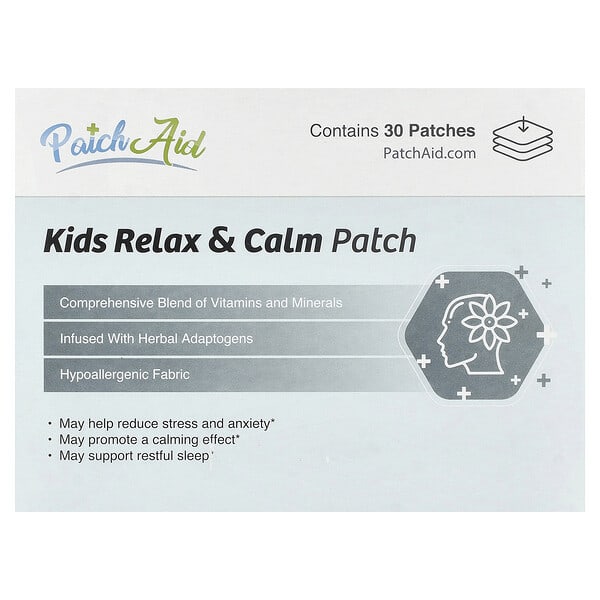 PatchAid, Kids Relax & Calm Patch, 30 Patches
