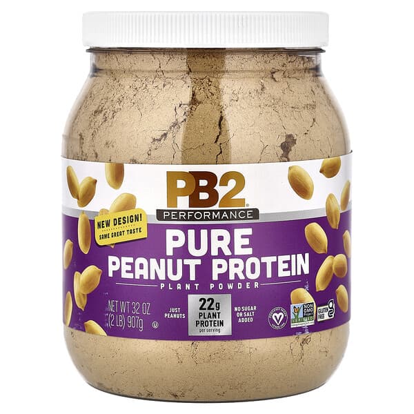PB2 Foods, Performance, Pure Peanut Protein Plant Powder, 2 lb ( 907 g)