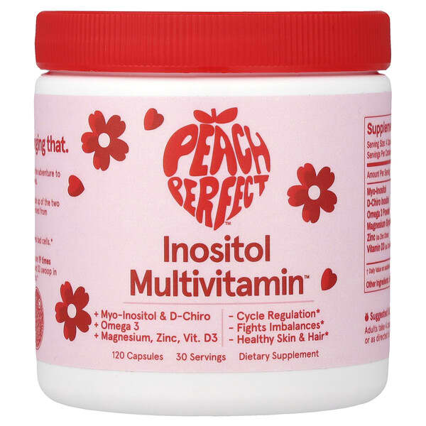 Peach Perfect, Inositol Multivitamin™, 120 Capsules