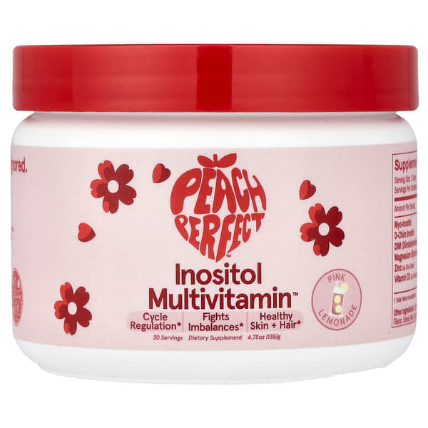 Peach Perfect, Inositol Multivitamin™, Pink Lemonade, 4.75 oz (135 g)