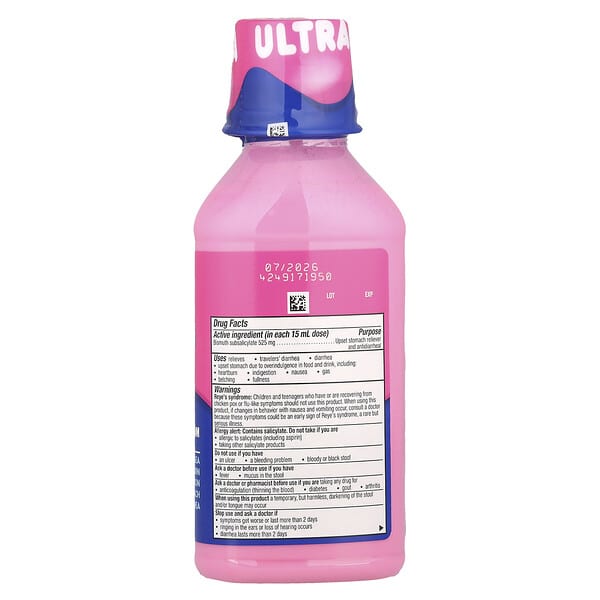Alternative view of Pepto Bismol® Ultra, 12 fl oz (354 ml)