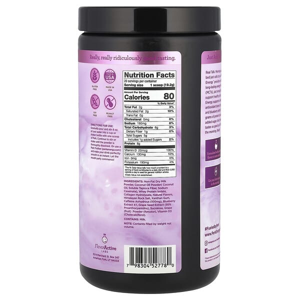 Alternative view of Perk Energy, Berries and Cream, 13.55 oz (384 g)