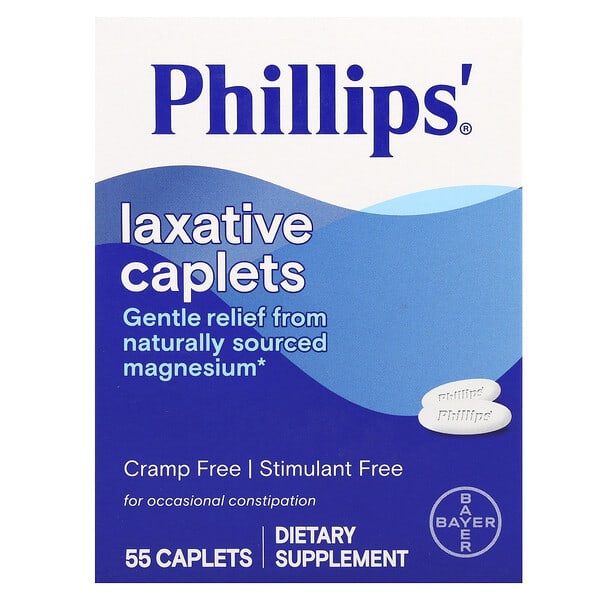 Phillip's, Laxative Caplets, 500 mg, 55 Caplets 2 Phillip's, Laxative Caplets, 500 mg, 55 Caplets