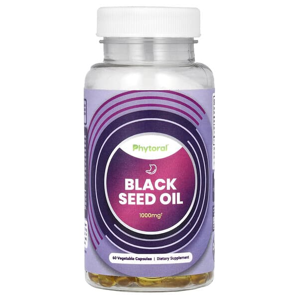 Phytoral, Black Seed Oil, 60 Vegetable Capsules (500 mg per Capsule)