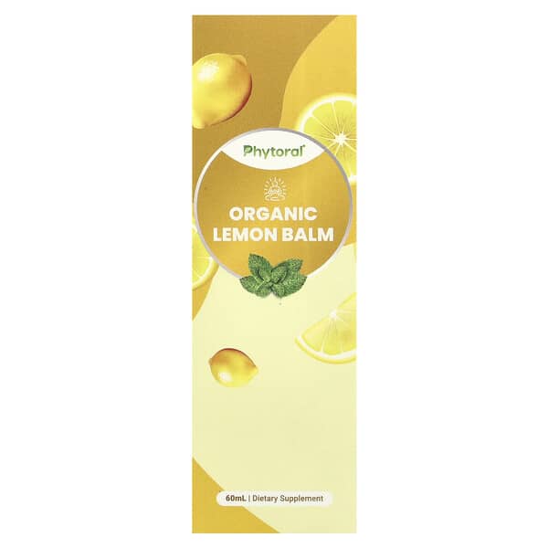 Phytoral, Organic Lemon Balm, 60 ml