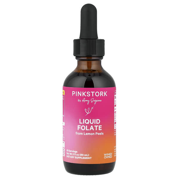 Pink Stork, Liquid Folate, 2 fl oz (60 ml)
